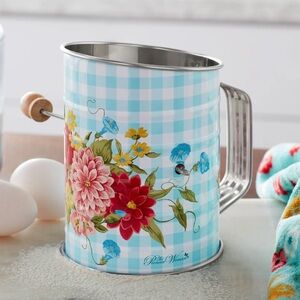 The Pioneer Woman Gingham Floral Flour Sifter
